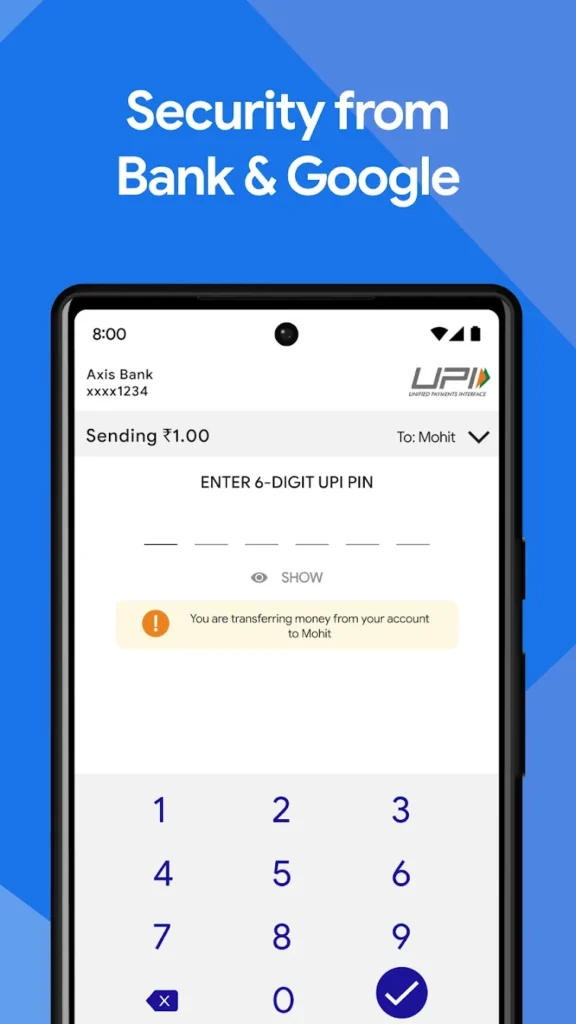 Google pay security